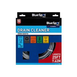 Blue Spot Tools Drain Cleaner 8MM X 25FT