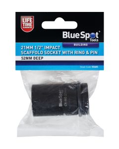 Blue Spot Tools 21MM 1/2" Impact Scaffold Socket With Ring & Pin