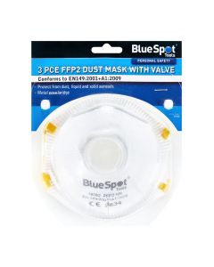 Blue Spot Tools 3 PCE FFP2 Dust Mask With Valve