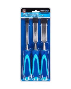 Blue Spot Tools 3PCE Wood Chisel Set With Striking Caps