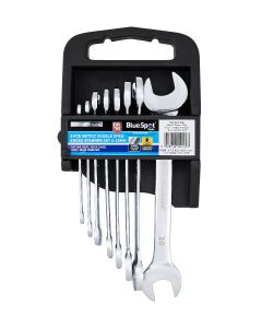 Blue Spot Tools  8 PCE Metric Double Open Ended Spanner Set (6-22MM)