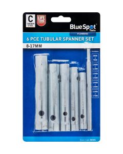 Blue Spot Tools 6 PCE Tubular Spanner Set 8-17mm
