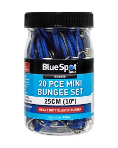 Blue Spot Tools 20 PCE Mini 25cm (10") Bungee Set