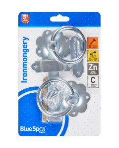  Blue Spot Tools Ironmongery 152mm Zinc Plated Ring Latch