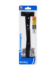  Blue Spot Tools Ironmongery 152mm Black Powder Coated Tee Hinge