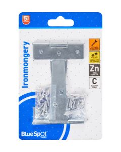  Blue Spot Tools Ironmongery 102mm Zinc Plated Tee Hinge