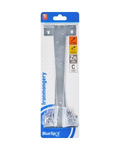  Blue Spot Tools Ironmongery 204mm Zinc Plated Tee Hinge