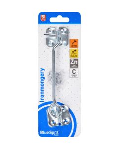  Blue Spot Tools Ironmongery 152mm Zinc Plated Cabin Hook