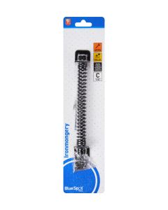  Blue Spot Tools Ironmongery 204mm Black Powder Coated Gate Spring