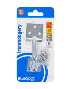  Blue Spot Tools Ironmongery 102mm Zinc Plated Wire Hasp and Staple