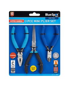 Blue Spot Tools 3 PCE Soft Grip Mini Plier Set