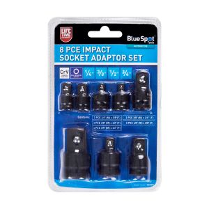 Blue Spot Tools 8 PCE Impact Socket Adaptor Set (1/4"-3/4")