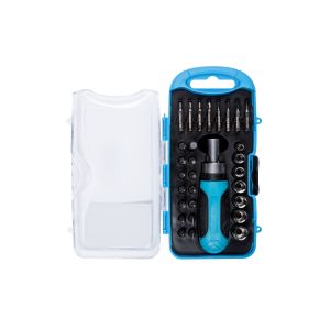 Blue Spot Tools 30 PCE Ratchet Screwdriver and Socket Set