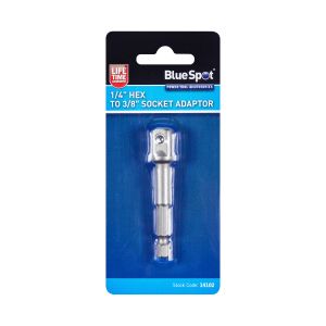 Blue Spot Tools 1/4" Hex to 3/8" Socket Adaptor