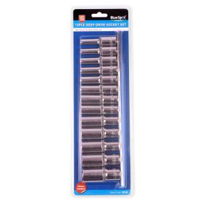 Blue Spot Tools 13 PCE 3/8" Metric Deep Socket Set (6-19mm)