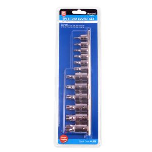 Blue Spot Tools 12 PCE 1/4" (T10-T40) & 3/8" (T40-T60) Torx Socket Set