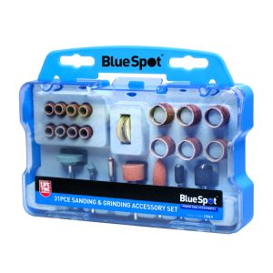 Blue Spot Tools 31 PCE Rotary Tool Sanding and Grinding Accessory Set