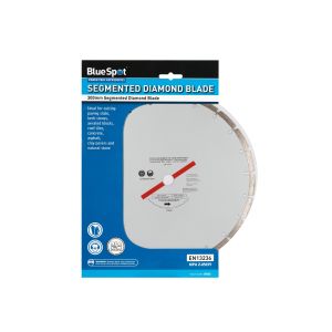 Blue Spot Tools 300mm (12") Segmented Silver Diamond Dry Cutting Disc