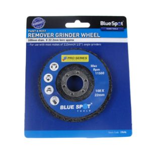 Blue Spot Tools 100mm (4") Rust Remover Grinding Wheel