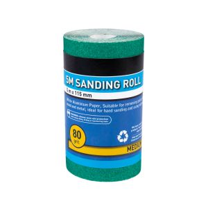 Blue Spot Tools 5mtr 115mm Sanding Roll 80 Grit