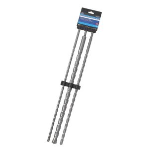 Blue Spot Tools 3 PCE 600mm SDS Plus Drill Bit Set (12, 16, 24mm)