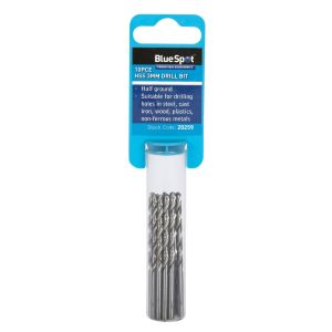 Blue Spot Tools 10 PCE 3mm HSS Drill Set