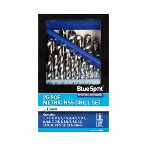 Blue Spot Tools 25 PCE HSS Drill Set (1-13mm)