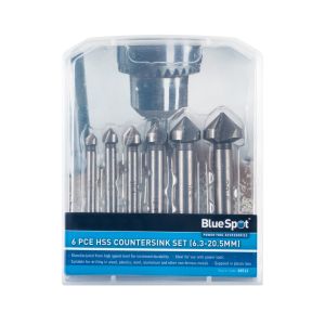 Blue Spot Tools 6 PCE HSS Countersink Set (6.3-20.5mm)