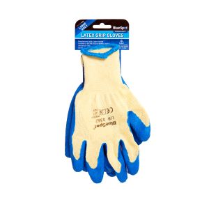 Blue Spot Tools Latex Grip Gloves (Large)