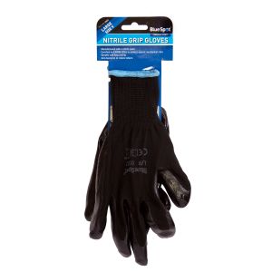 Blue Spot Tools Nitrile Grip Gloves (Large)