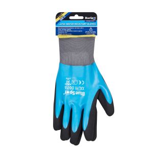 Blue Spot Tools Latex Water Resistant Gloves (XXL)