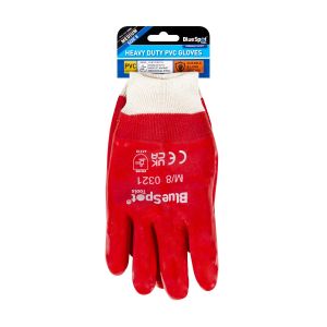 Blue Spot Tools Heavy Duty PVC Gloves Medium