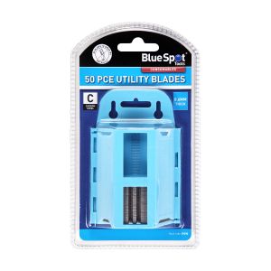 Blue Spot Tools 50 PCE Utility Blades In Dispenser