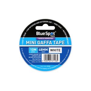 Blue Spot Tools 48mm x 10M Mini White Gaffa Tape