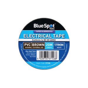 Blue Spot Tools 20M Brown PVC Electrical Tape