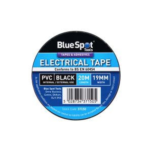 Blue Spot Tools 20M Black PVC Electrical Tape