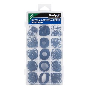 Blue Spot Tools 285 PCE Assorted Internal and External Circlip Set