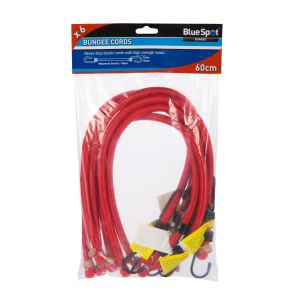 Blue Spot Tools 6 PCE 60cm Bungee Cord Set