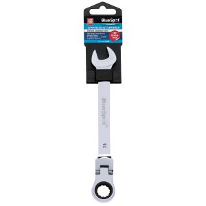 Blue Spot Tools 14mm Chrome Vanadium Ratchet Spanner Flexible Head (180°)