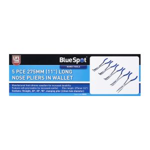 Blue Spot Tools 5 PCE 275mm (11") Long Nose Pliers In Wallet