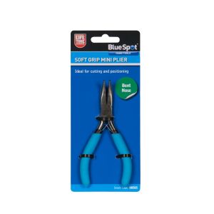 Blue Spot Tools Soft Grip Mini Bent Nose Plier