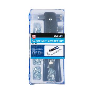 Blue Spot Tools 86 PCE Nut Riveter Kit (M3 - M8)