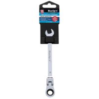 Blue Spot Tools 10mm Chrome Vanadium Ratchet Spanner Flexible Head (180°)