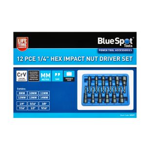 Blue Spot Tools 12 PCE 1/4