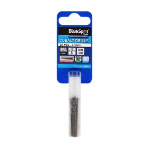 Blue Spot Tools 10 PCE Cobalt Drills (4.5mm) - Blue Spot Tools