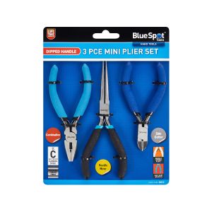 Blue Spot Tools 3 PCE Soft Grip Mini Plier Set