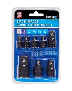 Blue Spot Tools 8 PCE Impact Socket Adaptor Set (1/4"-3/4")