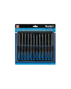 Blue Spot Tools 12 PCE Precision Screwdriver and Pick Set