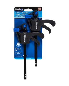 Blue Spot Tools 2 PCE 4" Ratchet Speed Clamp & Spreader