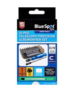 Blue Spot Tools 32 PCE Telescopic Precision Screwdriver Set